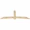 Ekena Millwork Bellingham Rough Sawn Timber Gable Bracket, Douglas Fir, 84"W x 35"H x 2"D x 6"F, 10/12 Pitch GBW084X35X0206BEL00RDF - alternate 3